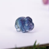 Mini size fluorite Animal carvings