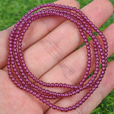 mini size garnet brecelet/necklace