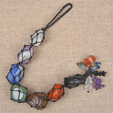 crystal tumble 7 chakra wall hanger