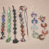 crystal tumble 7 chakra wall hanger