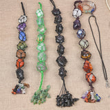 crystal tumble 7 chakra wall hanger