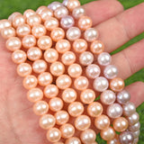 feeded Golden freshwater pearl nacklace
