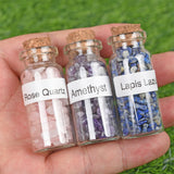 crystal chips bottle set(inluded 12 pcs different materials bottle)