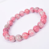 High quality dark pink rhodonite brecelet