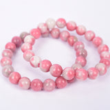 High quality dark pink rhodonite brecelet