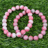 High quality dark pink rhodonite brecelet