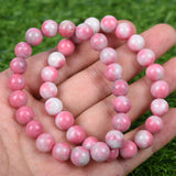 High quality dark pink rhodonite brecelet