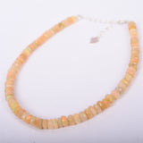 faced drum beads rainbow opal brecelet