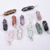 Metal wire wrapping DT pendent