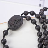 wood DIY Mala Beads Jesus on the Cross