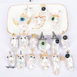 Baroque pearl handmade DIY character pendent