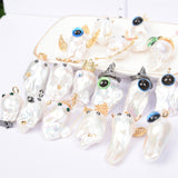 Baroque pearl handmade DIY character pendent