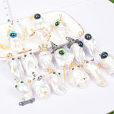Baroque pearl handmade DIY character pendent