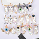 Baroque pearl handmade DIY character pendent