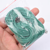 1.5mm 45cm Lobster Clasp Wax Cord Black Leather Rope Jewelry DIY Chain