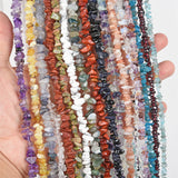 crystal chips long string regular Gemstones Healing Crystal Loose Bead