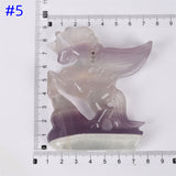 【2022.7.23】 Fluorite unicorn carving