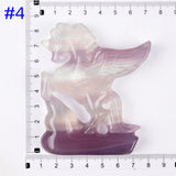 【2022.7.23】 Fluorite unicorn carving
