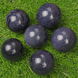 man-made blue sandstone sphere