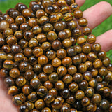 【Loose beads--Yellow tiger eye】