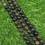 【Loose beads--Golden Obsidian】