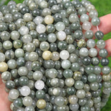 【Loose beads--Green Rabbit hair】