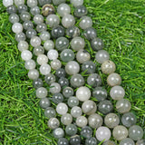 【Loose beads--Green Rabbit hair】