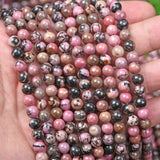 【Loose beads--Rhodonite】