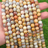 【Loose beads--Crazy Lace Agate】