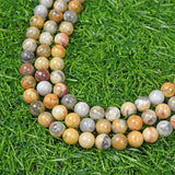 【Loose beads--Crazy Lace Agate】