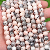 【Loose beads--Pink zebra】