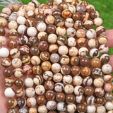 【Loose beads--Chocolate zebra】