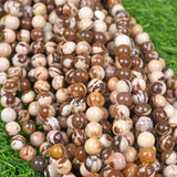 【Loose beads--Chocolate zebra】