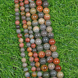 【Loose beads--Polychrome Jasper】