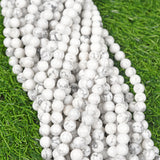【Loose beads--White Howlite】