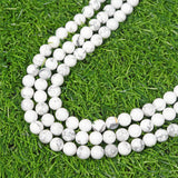 【Loose beads--White Howlite】