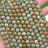 【Loose beads--Rainforest agate】