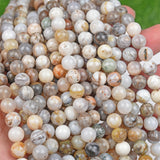 【Loose beads--Bamboo Agate】