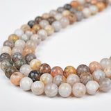 【Loose beads--Bamboo Agate】