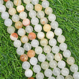 【Loose beads--Banded Calcite】
