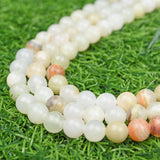 【Loose beads--Banded Calcite】