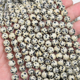 【Loose beads--Dalmatian jasper】