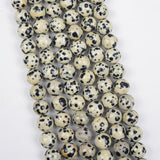 【Loose beads--Dalmatian jasper】