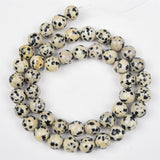【Loose beads--Dalmatian jasper】