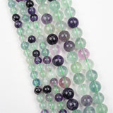 【Loose beads--Colorful Fluorite】