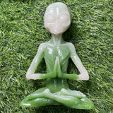 5.5 inch luminous alien carving