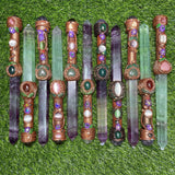 handmade nature quartz point wands