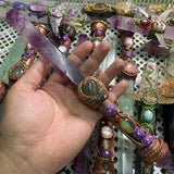 handmade nature quartz point wands