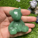 2.2 inch faced teddy bear carvings
