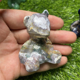 2.2 inch faced teddy bear carvings